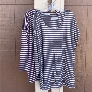 (2) Free People Beach Tunic Tees